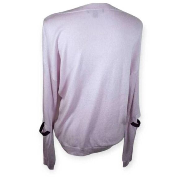 I.N.C. INTERNATIONAL CONCEPTS COLD ELBOW LAVENDER SWEATER ELBOW CUTOUT SZ.M EUC. - Picture 6 of 8